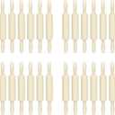 24 Pack Wood Small Rolling Pin for Kids, 7.9 Inch Kids Rolling Pin for Home Kitchen (24)
