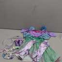 Spooktacular Creations Halloween Little Mermaid Costume for Girls, Sequin Mermaid Dress Set, Light Purple Princess Dress for Toddler Dress-Up, Cosplay Party (Small, 5-7 yrs) Size S