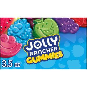 JOLLY RANCHER Gummies Original Fruit Flavored Candy Box, 3.5 oz (3.5 Ounce (Pack of 1)), BB 08/2026