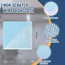 Double Side Non Scratch Wire Dishcloth 30pcs-Multipurpose Wire Dishwashing Rags Wire Mesh Cleaning Cloth,Kitchen Towels and Dishcloths Sets Microfiber Cloth for Cleaning Pans Sinks & Cookware