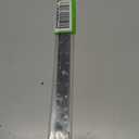 Alumicolor Aluminum Straight Edge with Center Finding Back, 24IN, Black