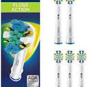 Oral-B FlossAction Electric Toothbrush Replacement Brush Heads Refills, 5 Count (2 Pack)
