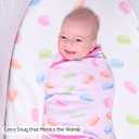 LollyBanks Newborn Swaddle,100% Organic Cotton Baby Swaddle for Newborn