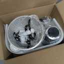 GANIZA Food Processors, Electric Food Chopper with Meat Grinder & Vegetable Chopper - 2 Bowls (8 Cup+8 Cup) with Powerful 450W Copper Motor - Includes 2 Sets of Bi-Level Blades for Fruits/Meat/Nuts (Black)