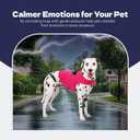 Dog Anxiety Vest and Shirt, Skin-Friendly Calming Shirt - Thunder Jacket for Pet Vet Visits - Dog Jacket for Thunder, Fireworks, Anti Anxiety Vest for Pet Without Medicine & Training, Large
