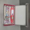 Hair Gem Stamper Kit,Bling Hair Jewels for Girls, Hair Styling Tool with Reusable Shining Diamonds, Christmas Birthday Arts & Crafts Gift for 5-12 Year Old Girl (Red)