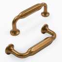 10 Pack 3 Inch(76mm) Kitchen Cabinet Handles Antique Brass Cabinet Pulls Vintage Retro Kitchen Cabinet Hardware Drawer Pulls for Dresser Cupboard Wardrobe