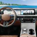 2025 GV80 Screen Protector for Genesis (Standard/AWD/Select/Advanced/Prestige) 27-inch Infotainment-Instrument Display, 2025 GV80 G80 2.5T/3.5T Accessories High Clarity Protective Film 27"