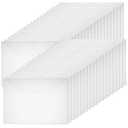 Honoson 30 Pcs 11 x 17 Inches Clear Envelopes with Snap Closure Clear Plastic Envelopes Plastic Envelopes for Documents File Folders for Office Home