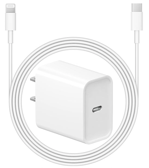 iPhone Charger Fast Charging USB C Charger Block Type C Chargers Fast Charging 20W PD Wall Chargers with 6FT Cord for iPhone 14/14 Pro Max/13/13 Max/12/12 Pro Max/iPad