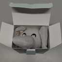 Pro Goleem Elephant Security Blanket, Soft Lovey Unisex Lovie Baby Gifts for Boys and Girls Snuggle Toy Stuffed Animal Newborn Essentials and Items Grey 16 Inch