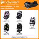 Baby Trend Secure 35 Infant Car Seat Base, Black – Click-in Compatibility, Adjustable Recline, Easy-Level Indicators, Stable Everyday Design for Multiple Vehicle Use