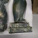 Book Ends for Shelves, Owl Decorative Bookends Bronze Bird Book Stopper Unique Kids Book Holders with Anti-Slip Base Luxurious Bookends for Kids Rooms Office Home Decor(Bronze)