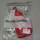 PRETTYGARDEN Women's Summer Spaghetti Strap Tank Tops Sleeveless Camisole Blouses Asymmetrical Going Out Basic Tank Shirt (Red, XL)