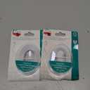 Power Gear Telephone Line Cord, 15 Feet, Phone Cord, Modular Jack Ends, Works for Phone, Modem or Fax Machine, for Use in Home or Office, White, 76192, Pack of 2