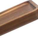 Bathroom Vanity Tray, Bathroom Tray for Counter, Toilet Tank Tray, Wood Bathroom Tray for Organizing and Home Decor (11.8 x 5.1 x 0.8 inch)