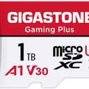 for Switch 1 Only GIGASTONE 1TB Gaming Plus Series Memory Card Speed Up to 150/120MB/s for Nintendo-Switch 1, Steam Deck, 4K Video A1 V30 U3 MicroSDXC with SD Adapter