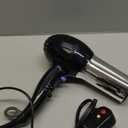 Conair Hair Dryer, 1875W Full-Size Hair Dryer with Ionic Conditioning, Blow Dryer, Tourmaline Ceramic Technology for Quick Drying, Black/Chrome