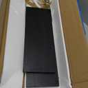 BAMEOS Floating Shelf,Wall Shelf,Decor Wall Mounted Shelves,Hanging Shelf Set L24xW6 for Bathroom Kitchen Living,Kitchen,Room Bedroom Storage,Black (24x6)