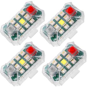 Drone Waterproof mini Strobe Light, Anti-Collision Light, Rechargeable Drone Lights for Night Flying for DJI Neo/Avata 2/Air 3S/Mini 4 Pro/Mini 4K/Most RC Drone Accessories (8PCS)