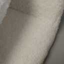 KCC Faux Fur Vanity Makeup Desk Chair, Comfy Fluffy Swivel Modern Leisure Armchair with Wheels, Upholstered Fuzzy Height Adjustable for Teens Women Girls Elegant Home Office (White+plush)