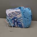 SLOOSH Inflatable Tanning Pool Lounger Float, 70" x 46" Pool Floats Adult with Pillow, 4 in 1 Suntan Tub Raft Floatie,Sunbathing Bed Lounge for Water Blow Up Kids Ball Pit Party Gifts, L-Blue