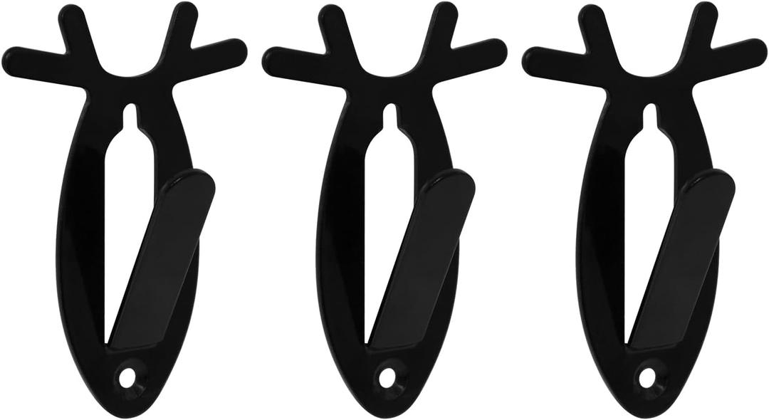 European Mount Skull Hanger with Antler Shape Deer Skull Mount for Deer Mule Antelope Coyote and Small Game Animals 3 Pack