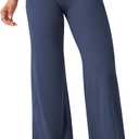 YEOREO Workout Leggings Womens No Front Seam Straight Leggings 29"/ 31.5"/ 33"/ 35" High Waist Buttery Eddiy Gym Yoga Pants (Small, Navy Blue)