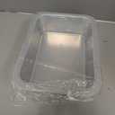 BSTKEY Pizza Dough Proofing Box, Stackable Stainless Steel Food Storage Box Container with Lid, Fits 4-6 Dough Balls, 14.1 x 10.6 Inch Large Capacity Household Pizza Dough Container