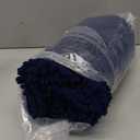 Disolla Navy Blue Bathroom Rug 24x44 Inch - Thick Chenille Bath Mat, Large Shaggy Plush Absorbent Rug, Non-Slip Machine Washable Floor Mat for Double Vanity