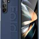 for Samsung Galaxy Z Fold7 Case with Hand Strap, Shockproof Hard PC Anti Scratch Cute Case for Women Men Elastic Wristband Protective Cover for Samsung Z Fold 7 QWD