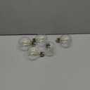 FLSNT G16.5 Dimmable LED Candelabra Bulbs 60W Equivalent, LED E12 Chandelier Light Bulbs, 500LM, CRI82, 4W, AC 120V, 6 Pack, 3500K Netural White