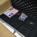 Poker Chip Set - 11.5g Poker Set with Cards, Buttons, Carrying Case, and 500 Chips for Texas Hold'em and Blackjack Games by Trademark Poker, 22 X 8 X 2.5