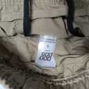 2 x ODODOS Men's Athletic Shorts with Pockets 5" Quick Dry Lightweight Workout Gym Running Shorts, Tan, Small
