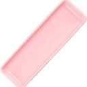 Taotenish Rectangular Tray Sushi Plate Ceramic Tapas Serving Plate Ceramics Snack Tableware Tray - Pink