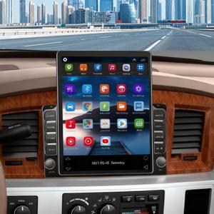 4+64GB 9.7 Car Stereo for Dodge Ram 1500 2006-2008 with Wireless with Carplay Android Auto, Touch Screen Upgrade Radio GPS Navi, WiFi, Bluetooth, FM, HiFi, Mic, Backup Cam