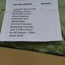 L'AGRATY Velvet Quilt King Size: 3-Piece Reversible Luxury Velvet Bedding Comforter Set - Lightweight Oversized Quilted Bedspread Coverlet with 2 Pillow Sham for All Season - Olive Green Quilt