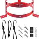 5 Gallon Bucket Holder, 11.6 Inch Diameter, Heavy Duty Aluminum Bucket Rack