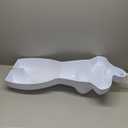 SSWBasics Female Mannequin Torso - Fits Womens Sizes 5-10 - Molded, Shatterproof & White