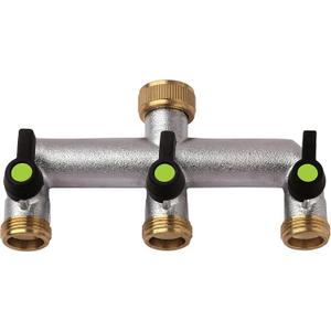S&M s & m 550256 Triple 3 Way Valve 3/4 "x 3/4"
