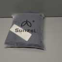 Sunzel Flare Leggings, Crossover Yoga Pants with Tummy Control, High-Waisted and Wide Leg (X-Large, Dark Grey)