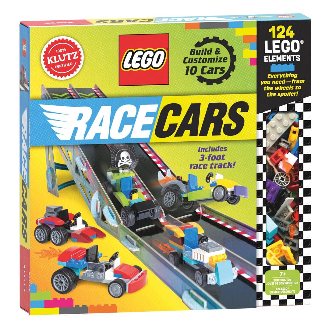 KLUTZ Lego Race Cars STEM Activity Kit, Small