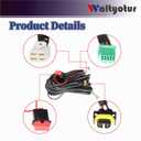waltyotur Replacement for Corolla 2005 2006 2007 2008 Fog Lights Bumper Right Left Side Driving Fog Lamps Replacement for 8120-AA011 81210-AA011 TO2592106 TO2593106