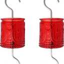 Vintage Glass Ant Moat for Hummingbird and Oriole Feeders Large Capacity Guard for Nectar Feeders