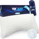 Original Adjustable Bed Pillow for Sleeping, Good for Side, Back & Stomach Sleeper with Washable Removable Cover, Additional Foam Fill Included (Queen(1 Pack)-20'*30', White)