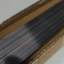 Belinova 29.5" Black Aluminum Deck Balusters 65 Pack, Side Mount Anti-Bend