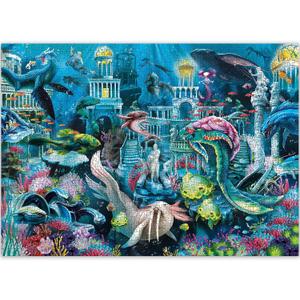 500 Pieces Puzzle for Adults - Lost City Under the Ocean Theme