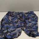 G Gradual Men's Athletic Shorts with Pockets 11" Long Basketball Shorts Lightweight Quick Dry Gym Workout Shorts for Men (Blue Camo), 4XL