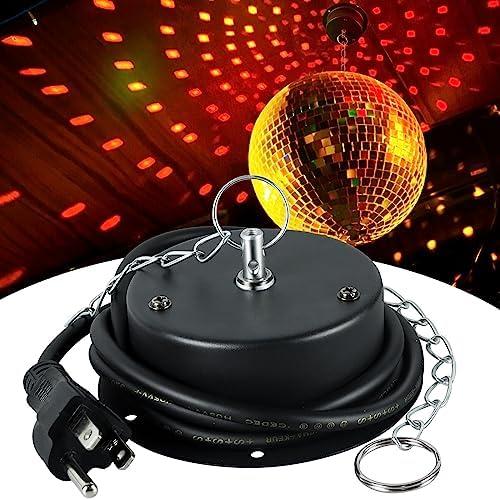 1.5 RPM Speed Disco Ball Motor Heavy Duty Mirror Ball Electric Slow Motor Rotator Supports 4'' - 16'' Mirror Balls for Dj, Family Party, Bands, Christmas Party