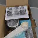 Rotary Cheese Grater, Cheese Grater Hand Crank with 3 Interchangeable Blades, Manual Cheese Shredder with Strong Suction Base, Easy to Use and Clean, Blue